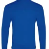 BURKE CREW LONG SLEEVE POLO - BLUE