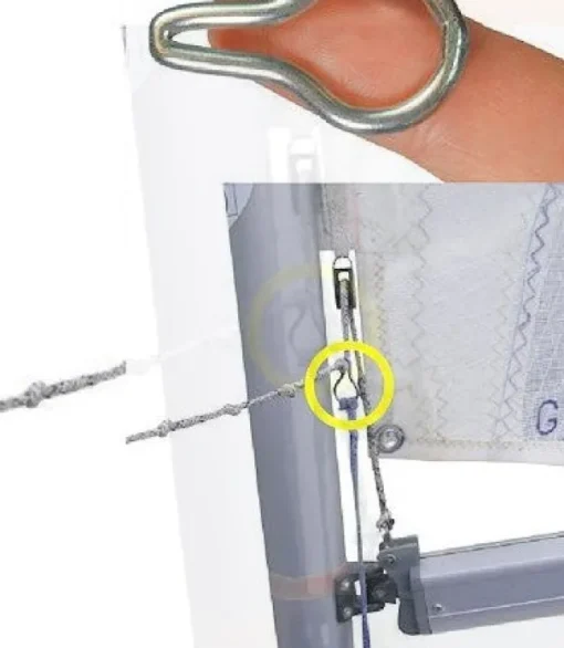 CLAMCLEAT Q-LOK  - PACK OF 2 WITH ROPE