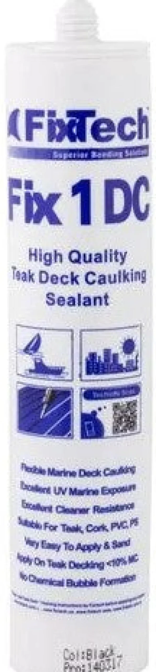 Fix1DC Deck Caulk Black 300ml