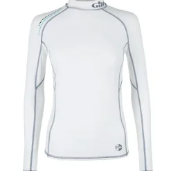 GILL Womens Pro Rash Vest - Long Sleeve White