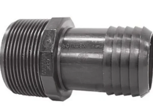 MALE BARBED HOSE - BSP THREAD 2" x 50mm