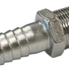 MALE HOSE TAIL - 316 STAINLESS STEEL -  1 & 1/2" BSP