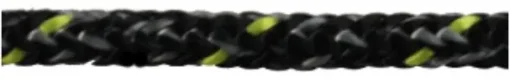 MARLOW ROPE - EXCEL RACING 4MM BLACK / GREY
