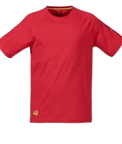 MUSTO EVOLUTION LOGO S/S TEE - RED