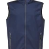 MUSTO MEN'S ESSENTIAL SOFTSHELL GILET - BLACK