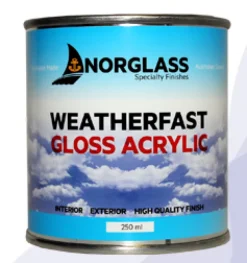 NORGLASS  WEATHERFAST GLOSS WHITE 2 LITRE - IN STORE PICK UP ONLY