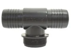NYLON MALE BSP THREAD WITH BARBED TEE -  1" x 25mm