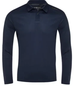 SAIL RACING BOW TECH POLO LONG SLEEVE - NAVY
