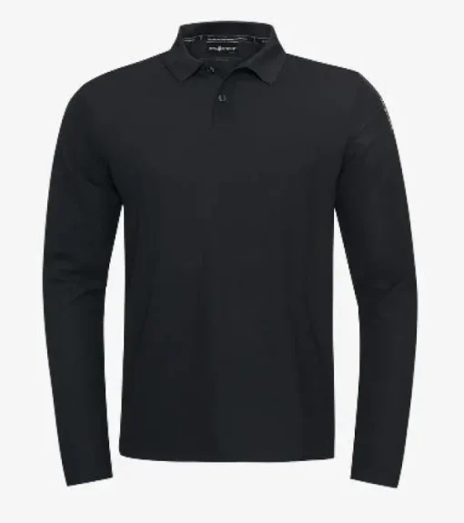 SAIL RACING BOW TECH POLO LONG SLEEVE - CARBON
