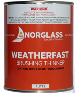 3054 WEATHERFAST BRUSHING THINNERS 4litre - SOLD IN STORE ONLY